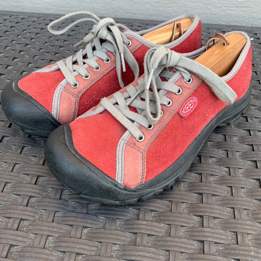 Keen Red and Gray Women's Sneakers